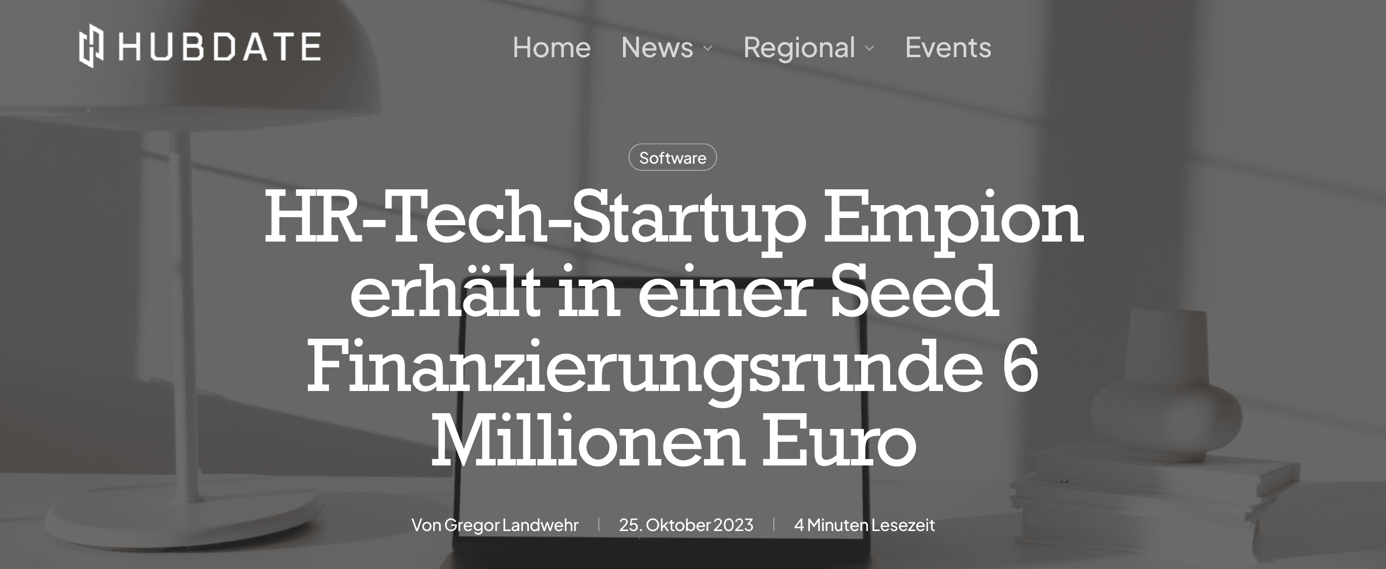HR-Tech-Startup Empion erhält in einer Seed Finanzierungsrunde 6 Millionen Euro